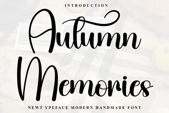 Autumn Memories Font: A Cozy Touch for Your Brand
