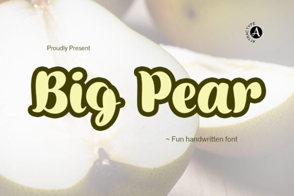 Big Pear Font: A Bold Handwritten Typeface for Web Design