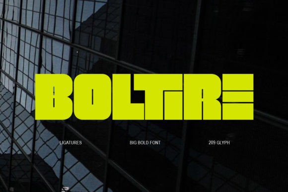 Boltire Typeface: A Bold Choice for Modern Branding