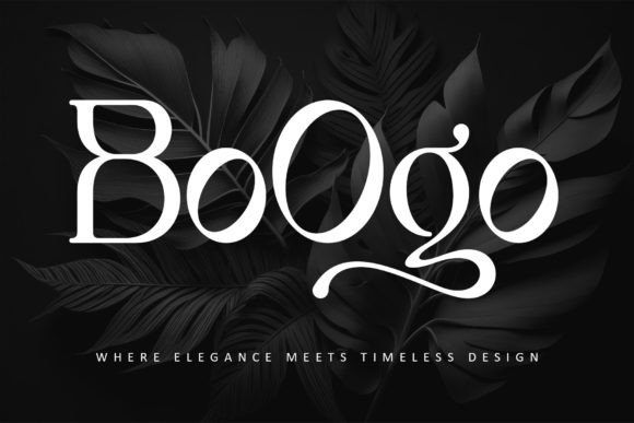 Boogo Font: Elevate Your Brand with Sophisticated Serif Typography
