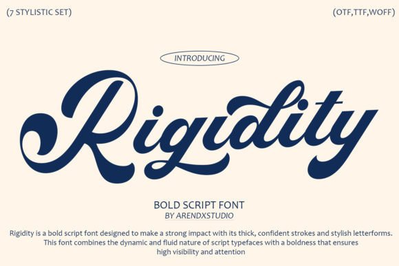 Bring Your Brand to Life with the Rigidity Font