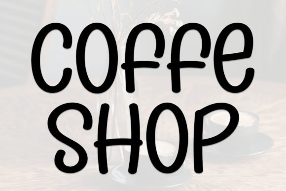 Coffe Shop Font: A Playful Typeface for Crafters and Makers