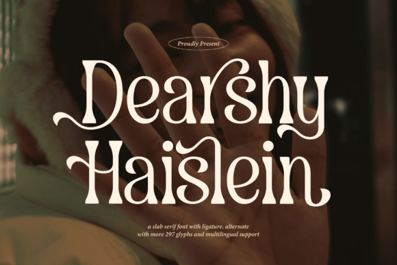 Dearshy Haislein: A Bold Slab Serif Typeface for Confident Web Design