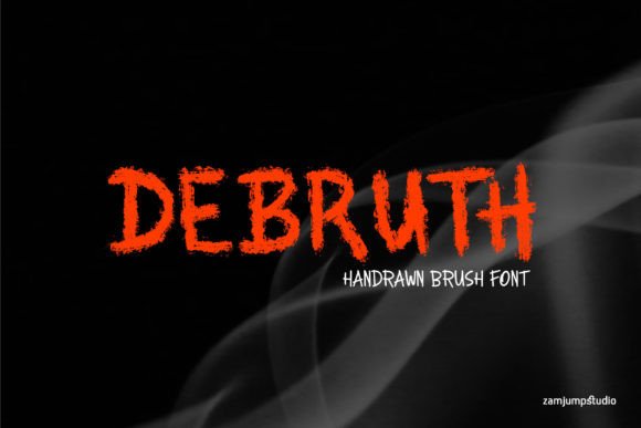 Debruth Typeface: A Bold, Handcrafted Font for Campaign Design