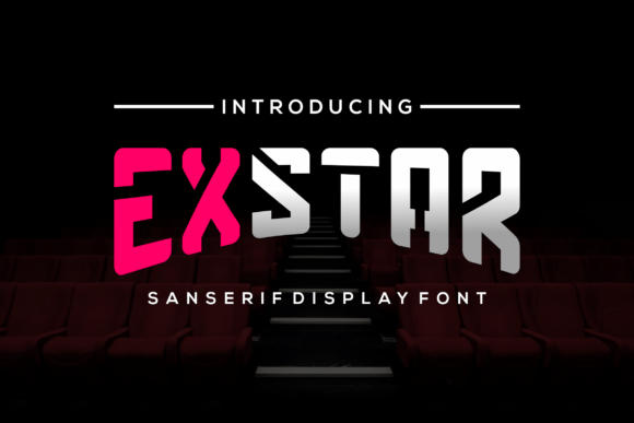 Exstar Typeface: A Bold Font for a Polished Brand Identity