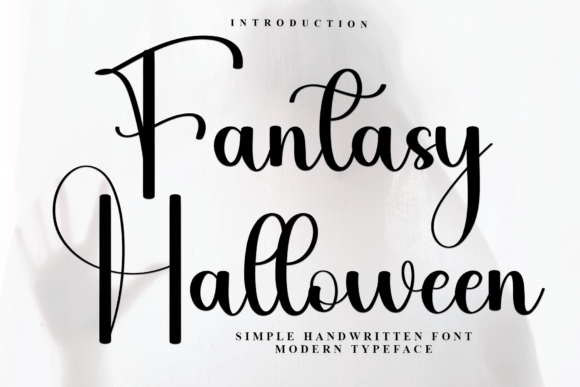 Fantasy Halloween Typeface: A Playful Script for Festive Publishing