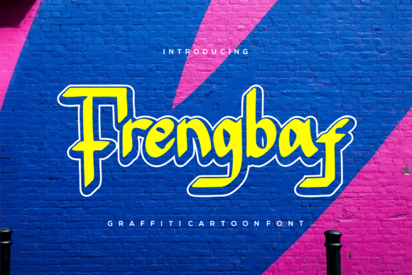 Frengbaf Font: A Decorative Typeface That Adds Bold Flair to Branding