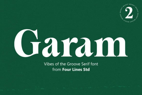 Garam Font: Elevating Campaign Design with a Bold Serif Typeface