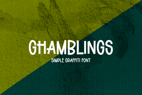 Ghamblings Font: A Bold Typeface for Makers and Creative Sellers