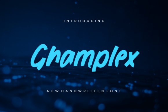 Ghamplex: A Bold Handwritten Font for Memorable Marketing