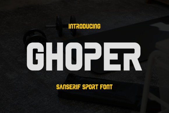 Ghoper Font: A Bold Typeface for Creative Makers