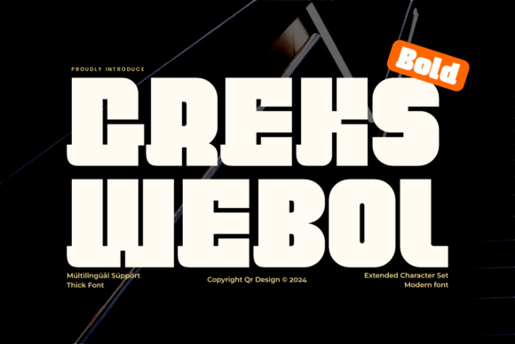 Greks Webol Font: A Bold Typeface for Digital Design