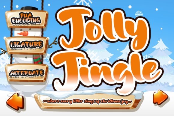 Jolly Jingle: A Festive Handwritten Typeface for Holiday Publishing