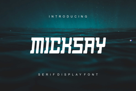Micksay Font: A Bold Serif for Campaigns That Command Attention
