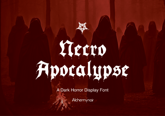 Necro Apocalypse: A Gothic Typeface for Bold Statements