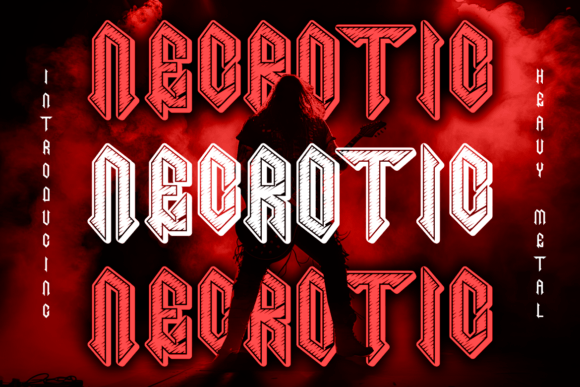 Necrotic: A Bold Typeface for Editorial Power