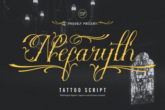 Nefaryth Font: A Stylish Script for Strong Branding