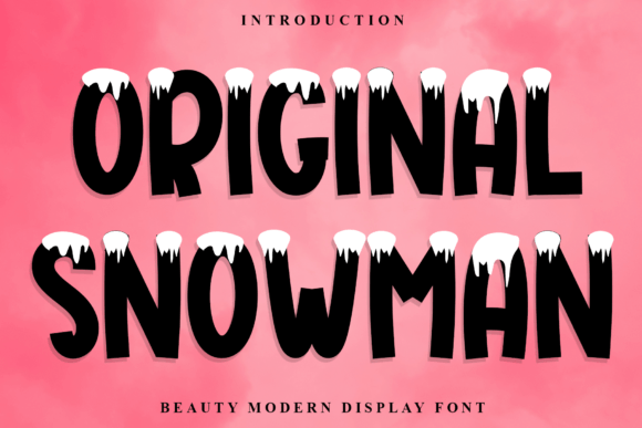 Original Snowman Font Review: A Festive Decorative Typeface for Wintery Branding