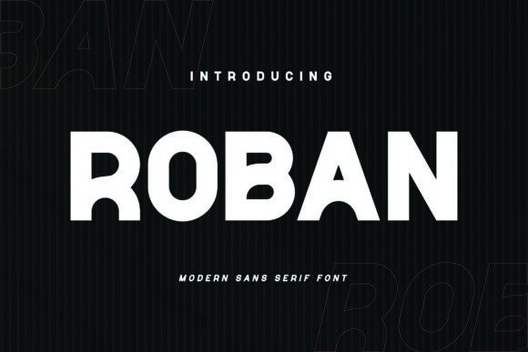 Roban: A Bold Font That Elevates Your Brand