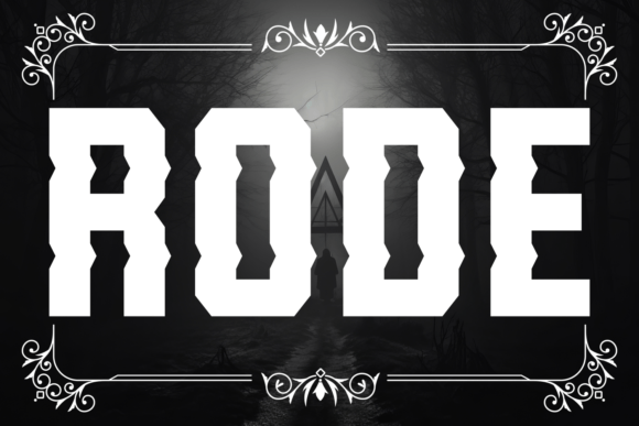 Rode Font: A Playful Display Typeface for Digital Design