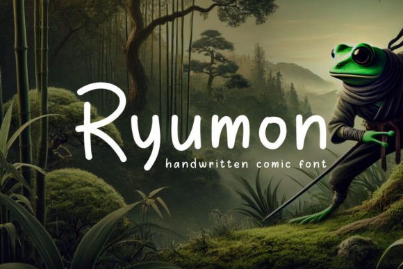 Ryumon Font: A Playful Script for Your Creative Brand