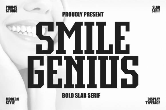 Smile Genius Font: A Bold Choice for Editorial Design
