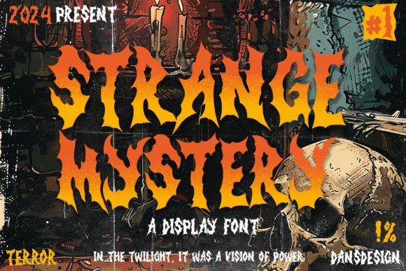 Strange Mystery Font: Spook Up Your Brand Identity