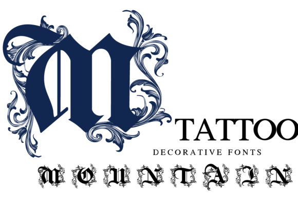 Tattoo Mountain Font: A Bold Typeface for Creative Makers