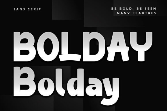 Using Bolday Font to Build a Confident Brand Identity