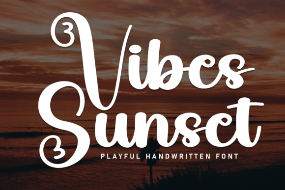 Vibes Sunset: A Playful Font for Bold Branding Projects