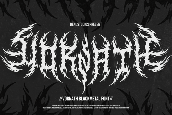 Vornath Font Review: A Bold Blackletter Typeface for Intense Branding