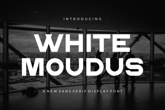 White Moudus: A Bold and Modern Typeface for Branding Projects