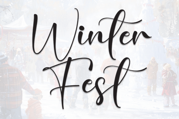 Winter Fest Font: A Handwritten Typeface That Adds Holiday Warmth to Your Brand